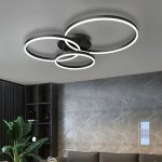 Φωτιστικό LED, Κυκλικός Σχεδιασμός με Αποτελεσματικό Φωτισμό, Μαύρο DM 1709-B - Προηγμένος Φωτισμός για Σύγχρονους Χώρους