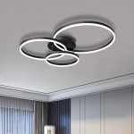Φωτιστικό LED, Κυκλικός Σχεδιασμός με Αποτελεσματικό Φωτισμό, Μαύρο DM 1709-B - Προηγμένος Φωτισμός για Σύγχρονους Χώρους