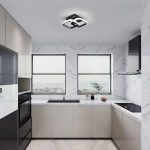 Φωτιστικό LED, Σύγχρονος Σχεδιασμός με Αποτελεσματικό Φωτισμό, DM 2 SQUARE, Μαύρο - Προηγμένος Φωτισμός για Σύγχρονους Χώρους