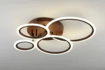Φωτιστικό LED Premium Καφέ DM001-4 - Ρυθμιζόμενη Λειτουργικότητα και Ασύμμετρος Σχεδιασμός, Ιδανικό για Στυλάτο Δείπνο