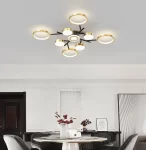 Φωτιστικό LED Πολυτελείας Μαύρο/Χρυσό DM9030-9 - Προηγμένος Φωτισμός με Ασύμμετρο Σχεδιασμό, Ιδανικό για Κομψό Dining.