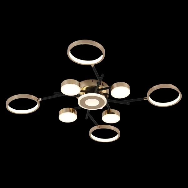 Φωτιστικό LED Πολυτελείας Μαύρο/Χρυσό DM9030-9 - Προηγμένος Φωτισμός με Ασύμμετρο Σχεδιασμό, Ιδανικό για Κομψό Dining.