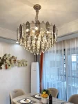 Πολυτελές Χρυσό Πολυέλαιο, DM98191/500, Λαμπτήρες Ανθρακικοί - Κομψός Φωτισμός Για το Σαλόνι