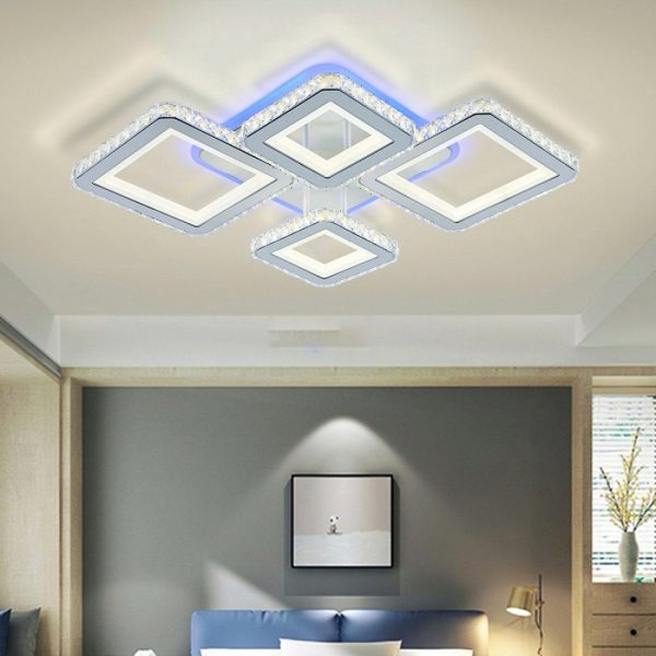Κρεμαστό LED Φωτιστικό, Λευκό Κομψό, DM9002/2+2, Διακοσμητικός και Λειτουργικός Φωτισμός - Κατάλληλο για το Υπνοδωμάτιο
