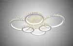 Πολυτελής LED Φωτιστικό, Λευκό, 80x60x15εκ, Μοντέρνος Σχεδιασμός και Αποτελεσματικός Φωτισμός - Ιδανικό για Γραφείο