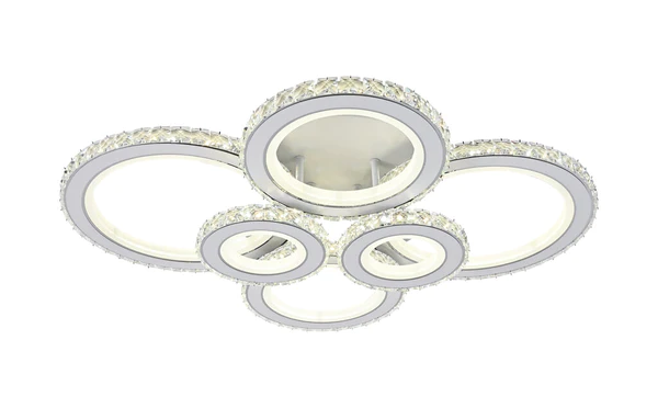 Κρεμαστό LED Φωτιστικό, Λευκό, 73x53x12εκ, Μοντέρνος Σχεδιασμός και Αποτελεσματικός Φωτισμός - Ιδανικό για Γραφείο