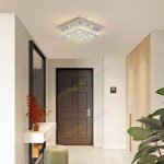 Φωτιστικό LED De Lux DM 1102-400F 40x40cm με κρύσταλλα - Λαμπερός φωτισμός και μοντέρνος σχεδιασμός για κομψές ατμόσφαιρες