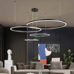 Φωτιστικό LED Επικαθήμενο DM 1796-BK με 3 Τύπους Φωτισμού - Πρεμιέρας Σχεδιασμός για Σύγχρονα Εσωτερικά.