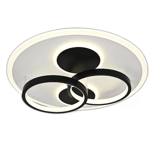 Φωτιστικό LED με Κυκλικό Μοντέρνο Σχεδιασμό DM9057/R Μαύρο/Λευκό - Κομψός και Λειτουργικός Φωτισμός, Ιδανικός για Σύγχρονα Εσωτερικά.