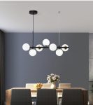 Φωτιστικό LED DM 369-7BK με 7 λαμπτήρες - Προηγμένος φωτισμός και στυλάτος σχεδιασμός για κομψά εσωτερικά.