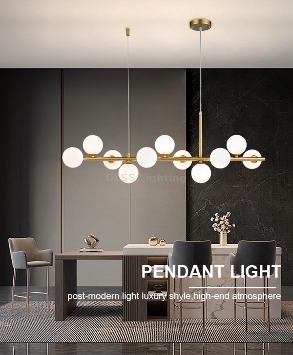 Φωτιστικό LED Σφαιρικό DM 369-11GD Χρυσό με 11 Σφαίρες Φωτός - Μοντέρνος Φωτισμός και Πρεμιέρας Σχεδιασμός για Εκλεπτυσμένα Εσωτερικά.