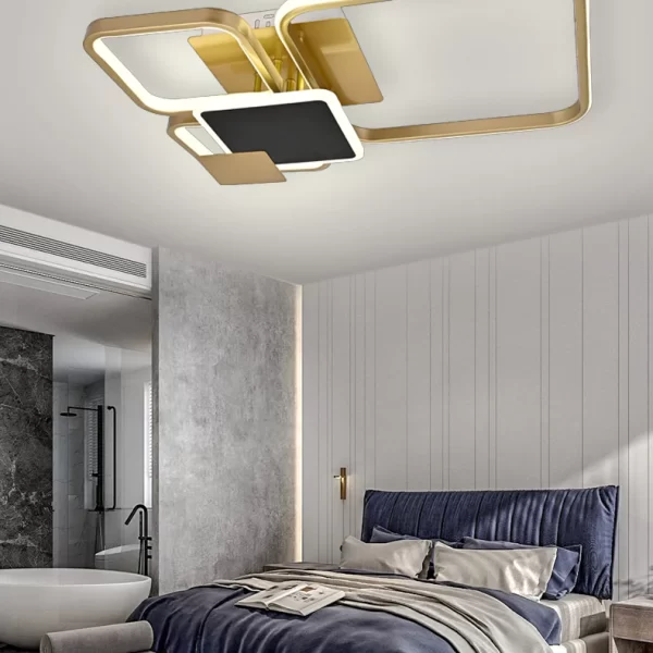 Φωτιστικό LED DM9042 Χρυσό 60x45x15εκ με Αποτελεσματικό Φωτισμό - Μοντέρνος Σχεδιασμός και Προηγμένος Φωτισμός για Κομψούς Χώρους