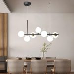 Φωτιστικό LED DM 369-7BK με 7 λαμπτήρες - Προηγμένος φωτισμός και στυλάτος σχεδιασμός για κομψά εσωτερικά.