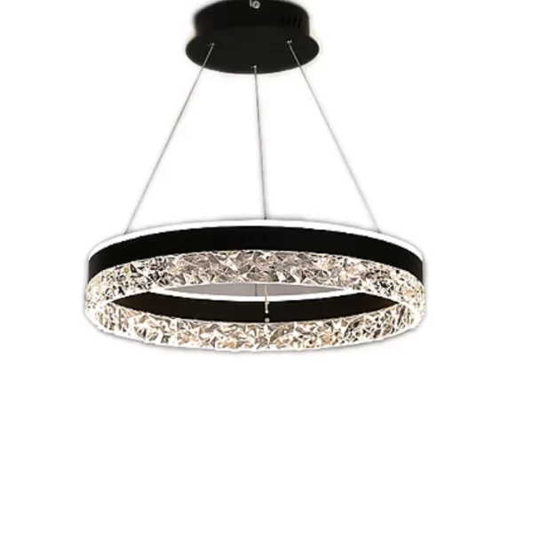 Φωτιστικό LED Πολυτελείας Τύπου Κρεμαστό DM1437BK Μαύρο - Ρυθμιζόμενο και Πολυλειτουργικό, Ιδανικό για Σύγχρονα Σαλόνια και Γραφεία