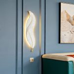Εφαρμογή Τοίχου LED De Lux DM20986 - Σχήμα Πέννας και Κομψός Σχεδιασμός, Ιδανικό για Εκλεπτυσμένα Εσωτερικά.