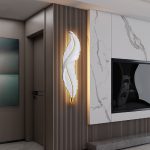 Εφαρμογή LED Τοίχου DM20986/950 - Σχήμα Πέννας και Κομψός Φωτισμός, Ιδανικός για Κομψά Σαλόνια και Γραφεία