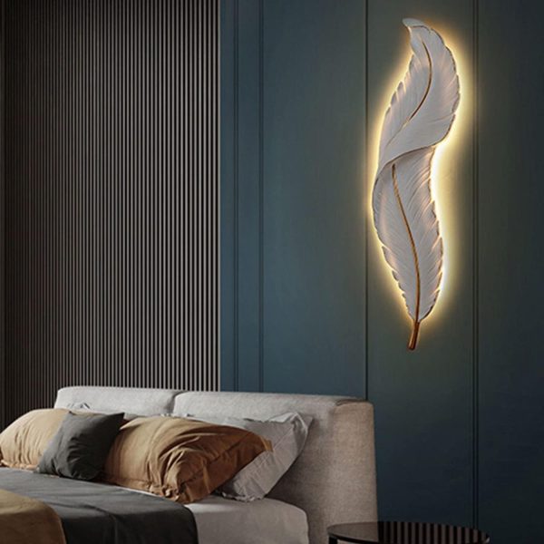 Εφαρμογή Τοίχου LED De Lux DM20986 - Σχήμα Πέννας και Κομψός Σχεδιασμός, Ιδανικό για Εκλεπτυσμένα Εσωτερικά.