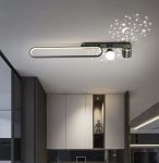 Εφαρμόστε το Σύγχρονο LED Μαύρο DM106-100 - Σχεδιασμός Μοντέρνος με Προβολείς Που Μπορούν να Ρυθμιστούν για Ευελιξία