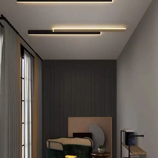 Εφαρμόστε το LED Κομψό Μαύρο/Λευκό 3929 BK+WH 80CM - Μοντέρνος Φωτισμός για Δωμάτια και Γραφεία