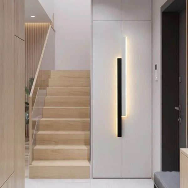 Εφαρμόστε το LED Μινιμαλιστικό Λευκό/Μαύρο 3929 BK+WH 60CM - Μοντέρνος Σχεδιασμός για Φωτισμό σε Καθιστικό και Υπνοδωμάτια