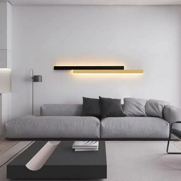Εφαρμόστε το Σύγχρονο LED Χρυσό/Μαύρο DM3929 BK+GD 60CM - Αισθητική Λύση για την Φωτισμό των Σύγχρονων Χώρων
