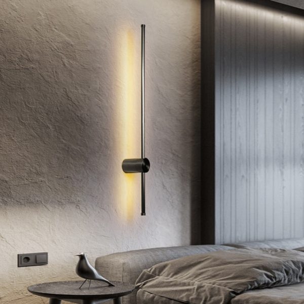 Εφαρμόστε το Σύγχρονο Φωτιστικό LED Λωρίδας DM062, Μαύρο - Μοντέρνος Φωτισμός για Σαλόνια και Υπνοδωμάτια