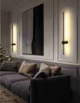 Εφαρμόστε το Σύγχρονο Φωτιστικό LED Λωρίδας DM062, Μαύρο - Μοντέρνος Φωτισμός για Σαλόνια και Υπνοδωμάτια