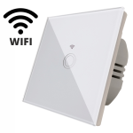 Απλός διακόπτης αφής Wi-Fi, Ασφαλές Γυαλί, Λευκό - Λειτουργικότητα και Στυλ για το Σαλόνι, το Υπνοδωμάτιο ή το Γραφείο