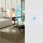 Απλός διακόπτης αφής Wi-Fi, Ασφαλές Γυαλί, Λευκό - Λειτουργικότητα και Στυλ για το Σαλόνι, το Υπνοδωμάτιο ή το Γραφείο