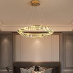 Κρυστάλλινο LED Φωτιστικό Κρεμαστό DM11-1 - Κομψός Φωτισμός για το Σαλόνι ή την Τραπεζαρία.