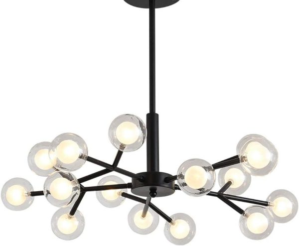 Φωτιστικό LED Lux DM 66104-25 Μαύρο, 25 Πηγές Φωτισμού - Κομψός και Μοντέρνος Φωτισμός για το Σπίτι σας