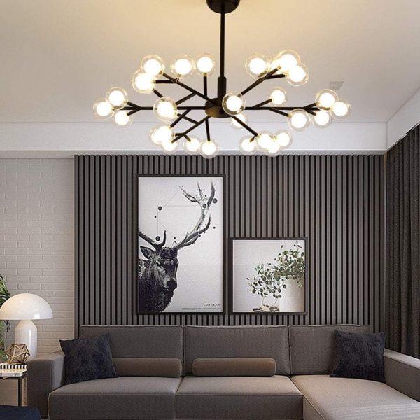 Φωτιστικό LED Lux DM 66104-25 Μαύρο, 25 Πηγές Φωτισμού - Κομψός και Μοντέρνος Φωτισμός για το Σπίτι σας