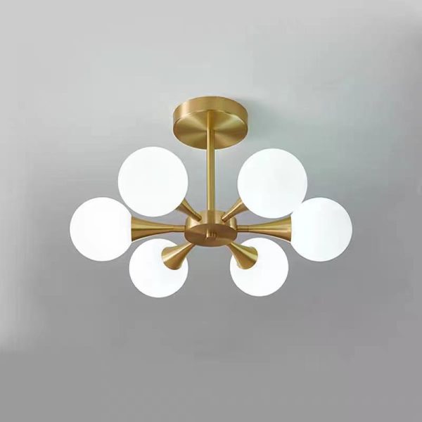 Φωτιστικό DM Living DM5072/6 Χρυσό/Λευκό - Κομψότητα και Σύγχρονο Στυλ με Έναν Εκλεπτυσμένο Τόνο