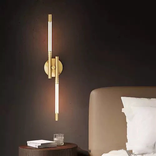 Εφαρμογή LED μειωμένης φωτεινότητας, αποτελεσματικός φωτισμός και κομψός σχεδιασμός - DM9087/2 Χρυσό - Μια μοντέρνα επιλογή για την εσωτερική διακόσμηση.