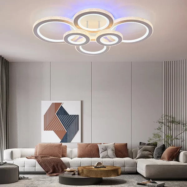 Σύγχρονο φωτιστικό LED με 6 πηγές φωτός, σύγχρονο στυλ - DM600-6 - Μια εκλεπτυσμένη επιλογή για ένα φωτεινό και κομψό διακόσμηση.