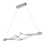 Κρεμαστό φωτιστικό LED Κυματιστό DM Living, Μοντέλο DM 8806/1200 Λευκό - Μοντέρνο και Κομψό Σχέδιο για Εξαιρετικό Φωτισμό σε Κάθε Χώρο