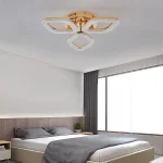 Σύγχρονο φωτιστικό LED DM Living, Μοντέλο DM301/3 - Ρυθμιζόμενος φωτισμός και κομψός σχεδιασμός με χρυσό φινίρισμα για σύγχρονα δωμάτια.