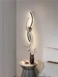 Εφαρμογή LED προηγμένης τεχνολογίας DM Living, Μοντέλο DM9088/2, Μαύρο - Καλλιτεχνικός και Μοντέρνος Φωτισμός για Σύγχρονα Δωμάτια