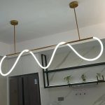 Κρεμαστό LED Φωτιστικό, 150cm, με Ρυθμιζόμενη Θερμοκρασία Χρώματος, Μοντέλο DM60040A-XL - Εξατομικευμένος Φωτισμός και Σύγχρονος Σχεδιασμός για τον Οροφή<strong>