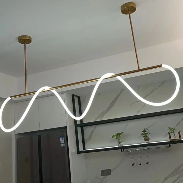 Κρεμαστό LED Φωτιστικό, 150cm, με Ρυθμιζόμενη Θερμοκρασία Χρώματος, Μοντέλο DM60040A-XL - Εξατομικευμένος Φωτισμός και Σύγχρονος Σχεδιασμός για τον Οροφή<strong>