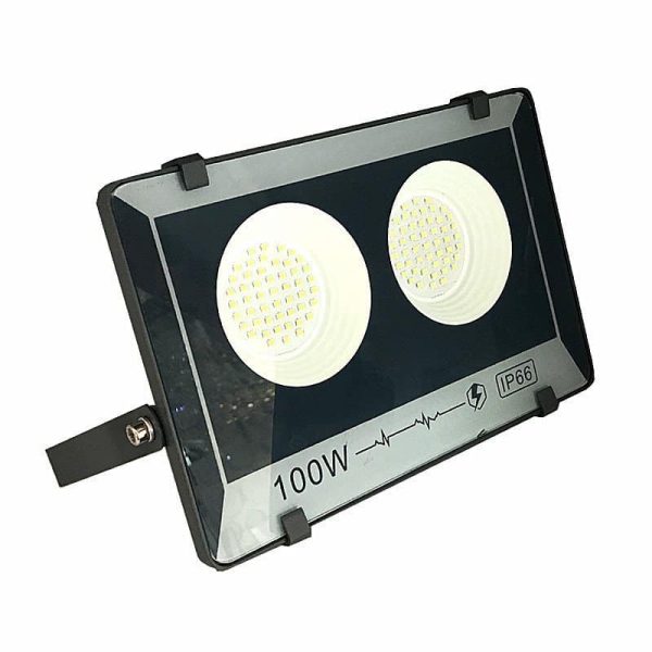 Προβολέας LED Υψηλής Ποιότητας 100W, Ψυχρό Φως - Ιδανικός για Εμπορικό Φωτισμό και Στιλάτες Εξωτερικές Περιοχές
