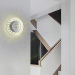 Εφαρμογή LED Μοντέρνα, Πλούσιος Σχεδιασμός με Κρύσταλλα 9610 - Εξαιρετικός Φωτισμός για Γραφεία και Πολυτελείς Δωμάτια