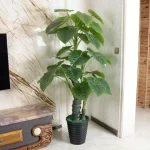 Τεχνητό Φυτό Alocasia Odora PA06/150 Εκλεπτυσμένο Χωρίς Γλάστρα, 150εκ Πράσινο - Αρμονικό και Ιδανικό για Στυλιστικές Πινελιές