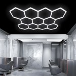 Πολυτελής Φωτιστικό HoneyComb DM Living - 11 Εξαγώνια με Ψυχρό Φως 6500K, 368W - Αποτελεσματικός και Κομψός Φωτισμός