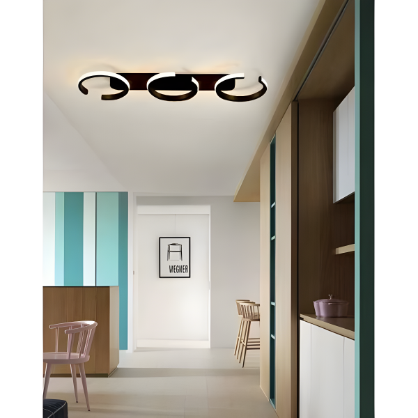 Προσιτό Μαύρο Φωτιστικό DM-G4098/3 BK, 73CM - Ευελιξία στον Φωτισμό με Μοντέρνο Σχεδιασμό και Τηλεχειριστήριο