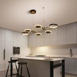 Μοντέρνο LED φωτιστικό με τηλεχειρισμό WiFi 2.4G, Ψυχρό/Ζεστό/Ουδέτερο Φως και Ρυθμιζόμενη Ένταση - Λαμπερός Φωτισμός και Προηγμένες Δυνατότητες DM-G4035