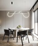 Σύγχρονος πεντάλ με LED, 150cm, ρυθμιζόμενη θερμοκρασία χρώματος DM-RF1.5M-PE