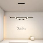 Σύγχρονος Κρεμαστός Φωτιστικό με LED, 100cm, Ρυθμιζόμενη Θερμοκρασία Χρώματος, Μοντέλο DM-G4046 Μαύρο, 92W - Μοντέρνος και Εξατομικευμένος Φωτισμός για Κάθε Δωμάτιο