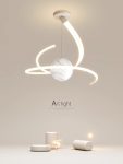 Σύγχρονος Κρεμαστός Φωτιστικός με LED, 150W, Ρυθμιζόμενη Θερμοκρασία Χρώματος, Μοντέλο DM-G4040, Λευκό - Εκλεπτυσμένος και Αποδοτικός Φωτισμός για το Σπίτι σας