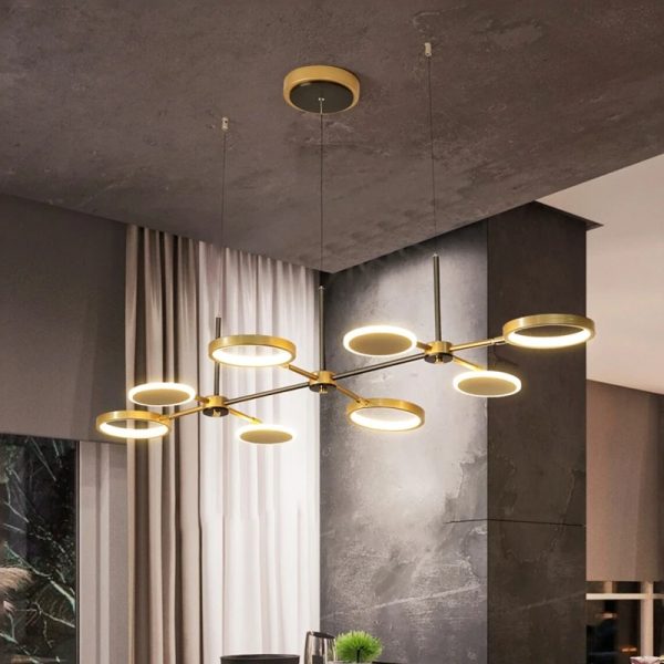 Μοντέρνο LED φωτιστικό με τηλεχειρισμό WiFi 2.4G, Ψυχρό/Ζεστό/Ουδέτερο Φως και Ρυθμιζόμενη Ένταση - Λαμπερός Φωτισμός και Προηγμένες Δυνατότητες DM-G4035